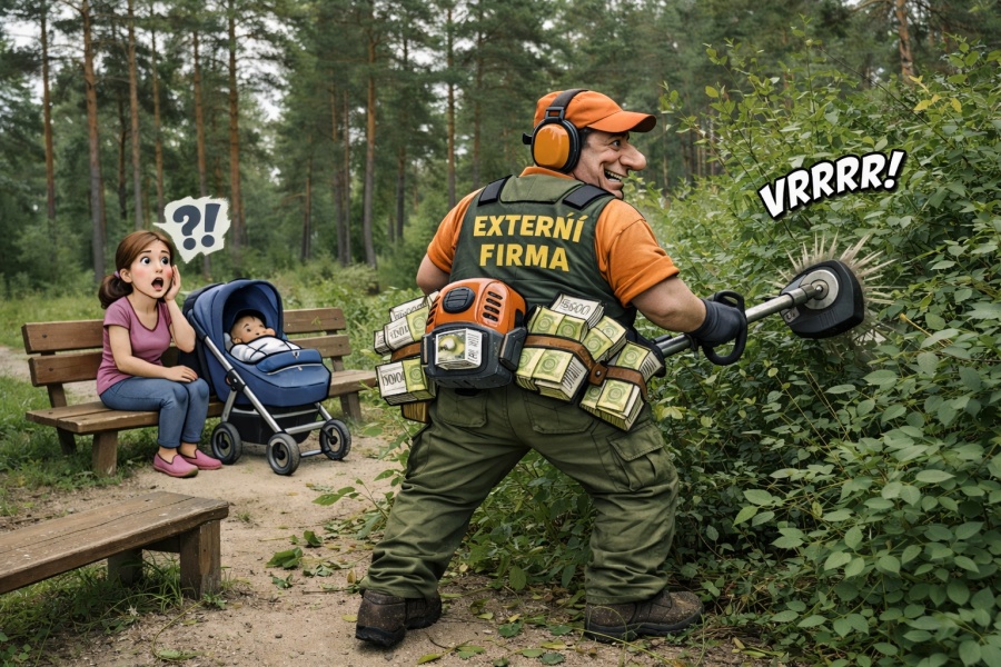 Lesopark a podivná ekonomika údržby