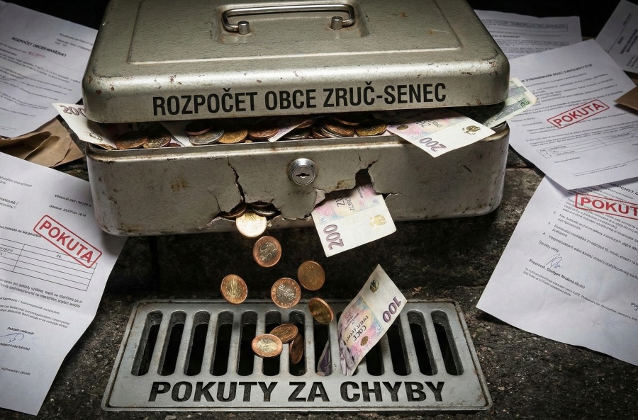 Krajský úřad uložil obci Zruč–Senec dvě pokuty za porušení rozpočtových pravidel