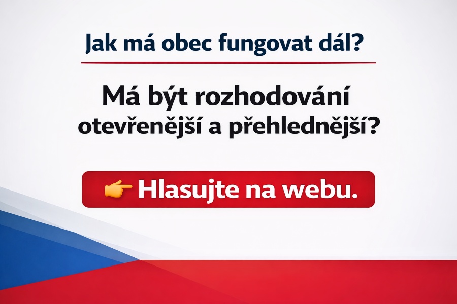 Jak má obec fungovat dál? Vyjádřete se.