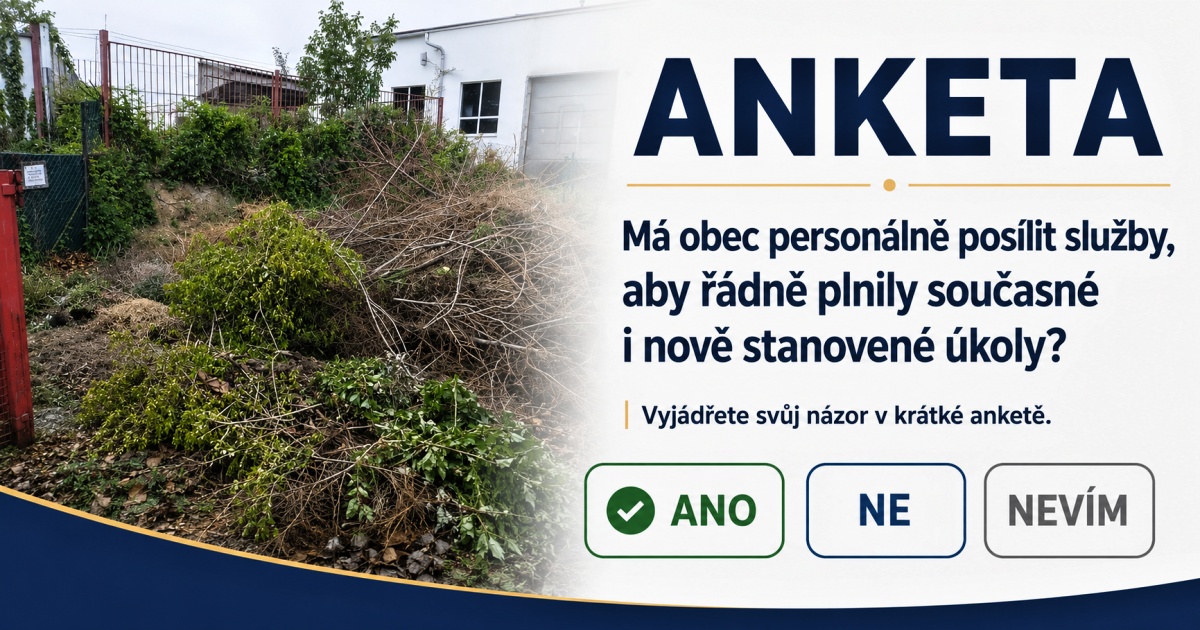 Obecní služby nestíhají. Má je obec personálně posílit?